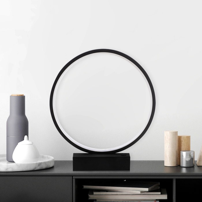 Opviq Lámpara de mesa Halka negra